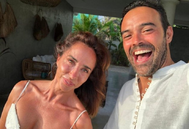 María Patiño y su marido, Ricardo Rodríguez, el día de su boda en 2019.