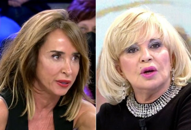 María Patiño y Bárbara Rey se han enfrentado en el Sábado Deluxe.
