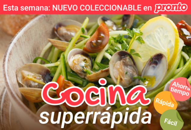 Cocina superrápida es el nuevo coleccionable de la revista Pronto