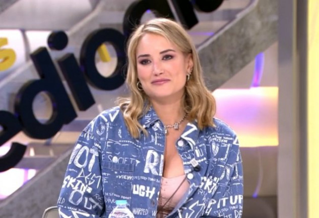 Alba Carrillo, hoy, en Ya es Mediodía (Telecinco).