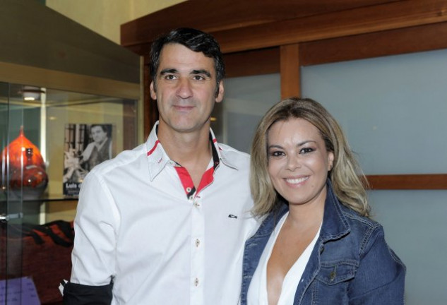 Jesulín junto a María José Campanario, su esposa desde el 2002. 