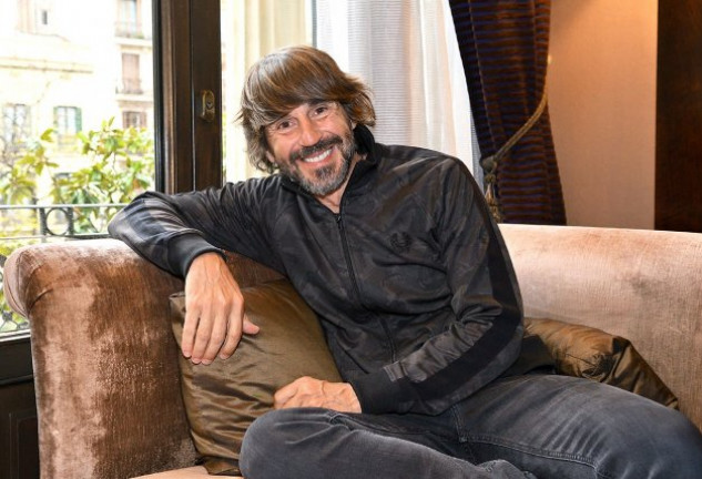 Santi Millán, durante la presentación de su nueva película, "Espejo, espejo", en Barcelona.