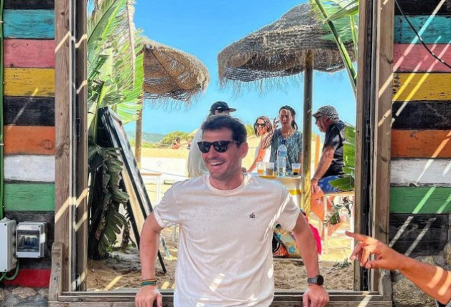 Iker Casillas, durante sus vacaciones de Semana Santa en Andalucía.