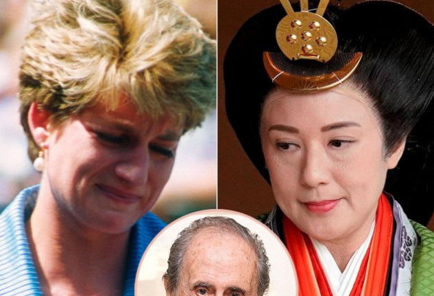 Diana fue la primera en reconocer sus problemas psicológicos. A la derecha, la emperatriz nipona, que sufre depresión.