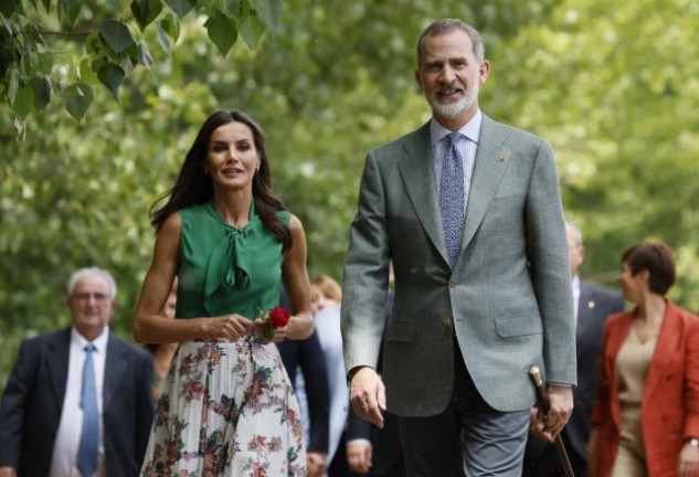 La Reina Letizia y el Príncipe han sido muy bien recibidos en la comarca extremeña.