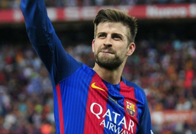 Gerard Piqué ha vuelto a darlo todo en los entrenamientos del Barça.