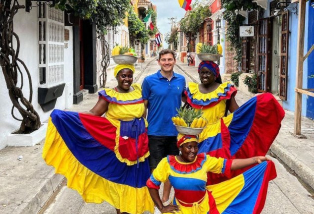 El exportero ha disfrutado muchísimo durante su viaje.