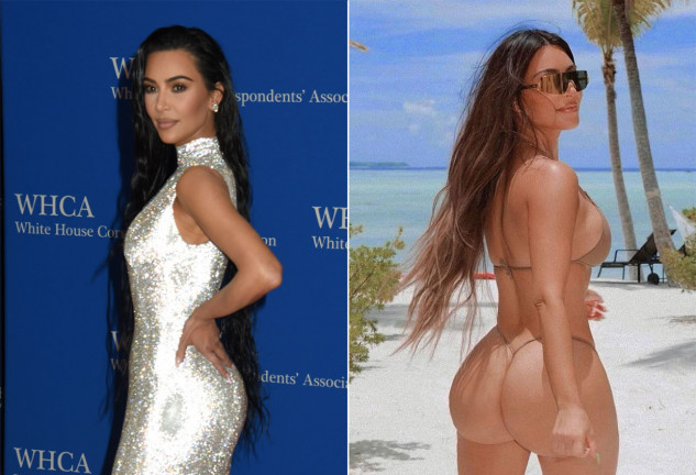 kim kardashian reducción culo