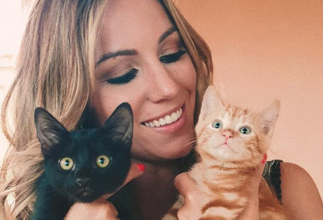 Edurne y sus gatos