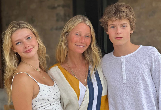 Gwyneth Paltrow con sus hijos
