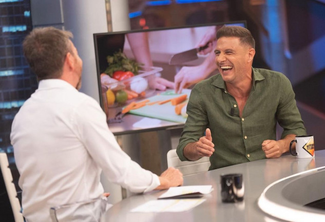 Pablo Motos y Joaquín Sánchez regalaron divertidos momentos en el plató de 'El Hormiguero'.