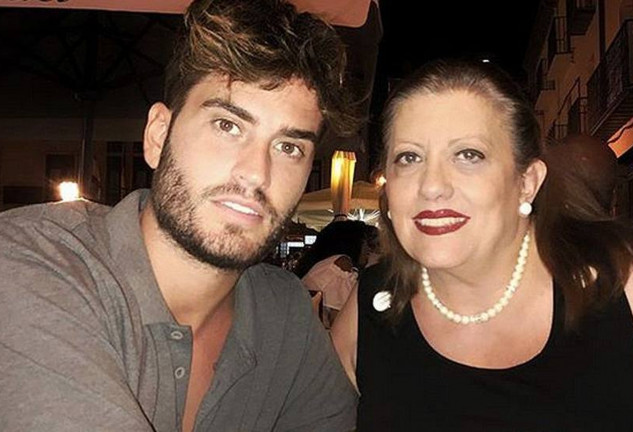 Rodri Fuertes y su madre, Rosa Puch, en una foto de su Instagram.