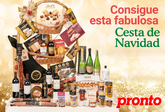 Pronto sortea una fabulosa Cesta de Navidad