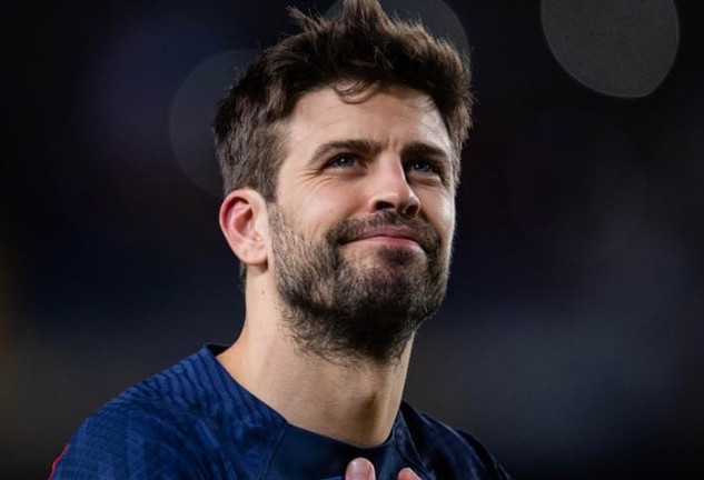 Gerard Piqué durante su despedida del Barça (Instagram @fcbarcelona)