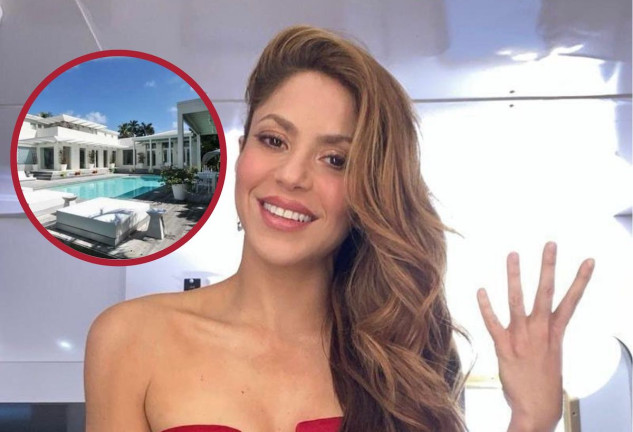 shakira casa miami hijos