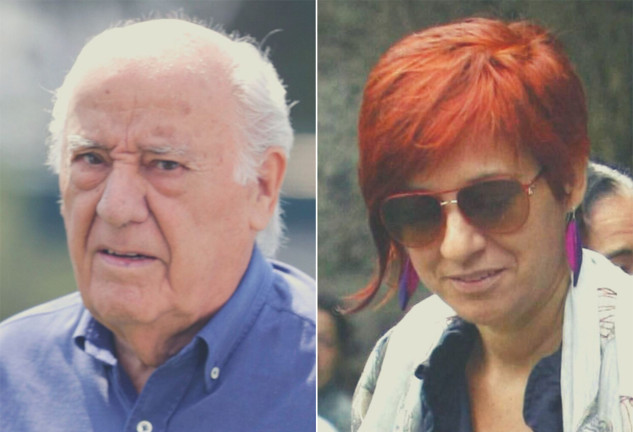 Amancio Ortega y su hija