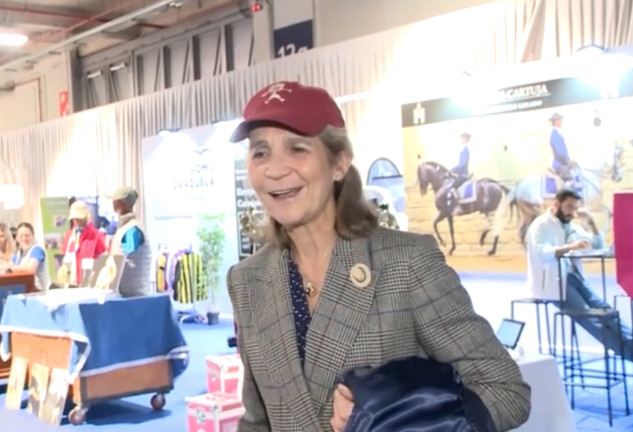 La infanta Elena, al despedirse de la Madrid Horse Week