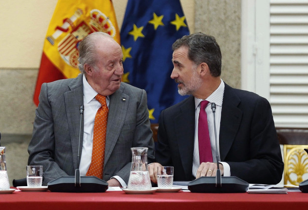 Juan Carlos I y Felipe VI, en una imagen de archivo.