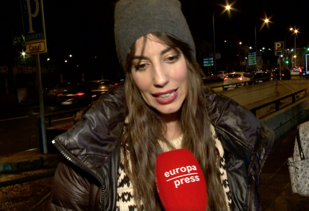 Almudena Cid con los reporteos de Europa Press en diciembre 2022.