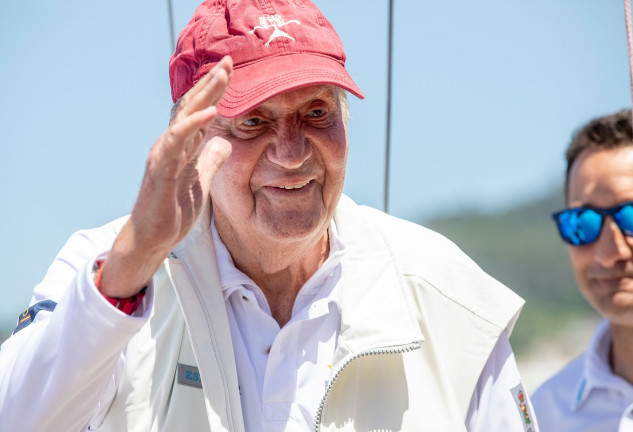 Juan Carlos I, el pasado verano en Sanxenxo.