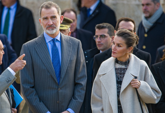 Los Reyes, durante su visita a Menorca en enero de 2023