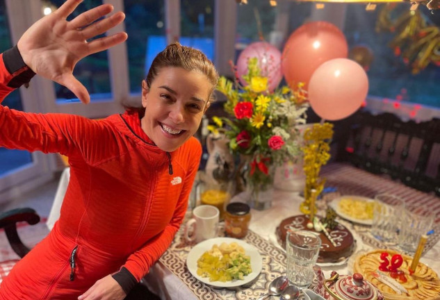 Raquel Sánchez Silva celebrando su 50º cumpleaños.