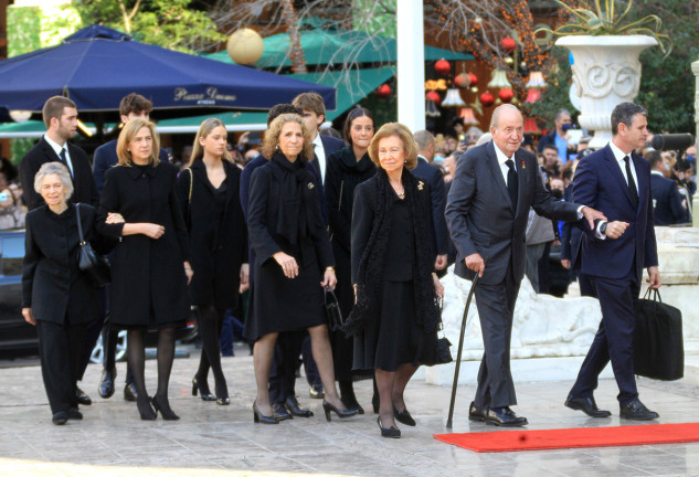 Familia real entierro en Atenas