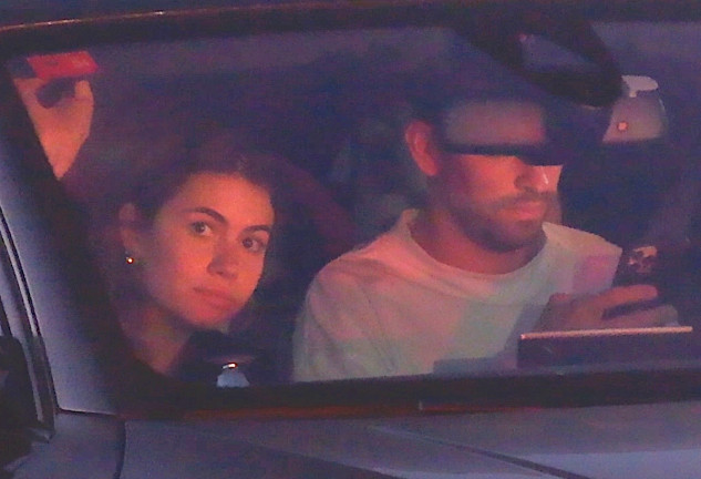 Clara Chía y Gerard Piqué, en una imagen reciente en el coche