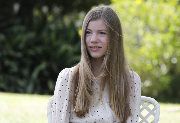 La infanta Sofía en el Palauet Albeniz de Barcelona