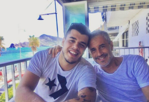 Sergio Dalma junto a su hijo, Sergi Capdevila.