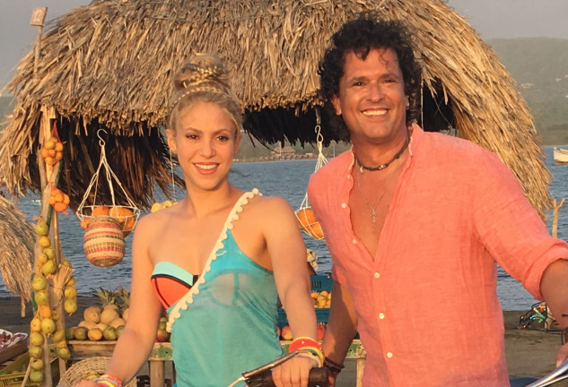 Shakira y Carlos Vives, en una imagen de archivo.