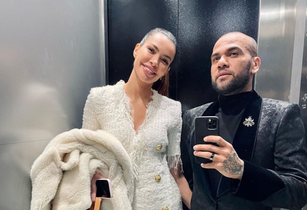 Joana Sanz y Dani Alves en una imagen de 2022.