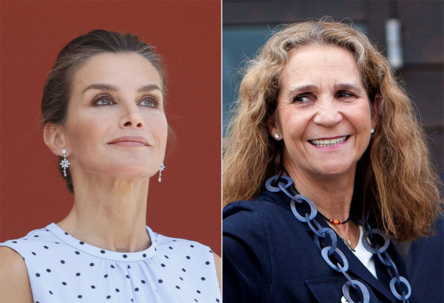 La Reina Letizia y la Infanta Elena