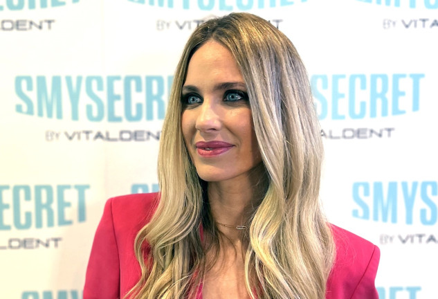 Vanesa Romero en la inauguración de Smysecret en Valencia.