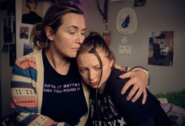 Kate Winslet con su hija.