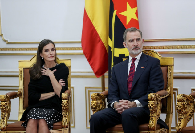 Los reyes Felipe y Letizia, durante su pasada visita a Angola.