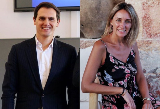 Albert Rivera y su expareja Beatriz Tajuelo en un montaje