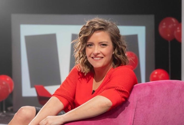 María Casado en una imagen en TV compartida en redes