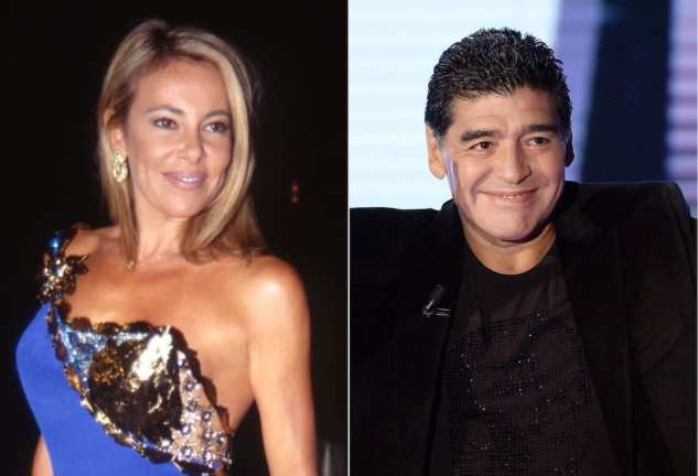 Maradona y Ana Obregón en un montaje de jóvenes