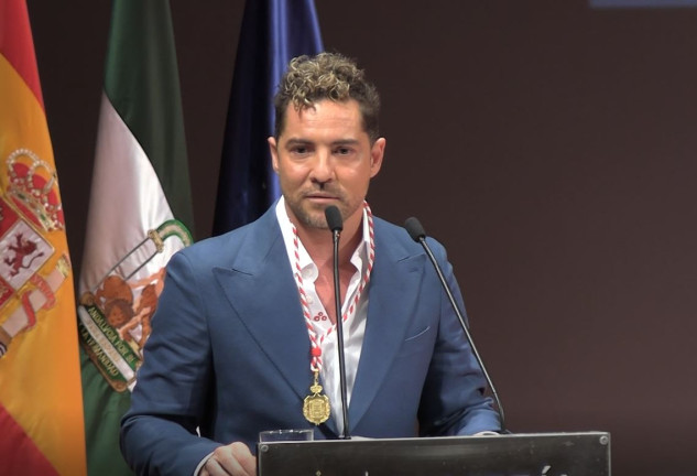 David Bisbal, en su nombramiento como Hijo Predilecto de Almería. Foto: EP.