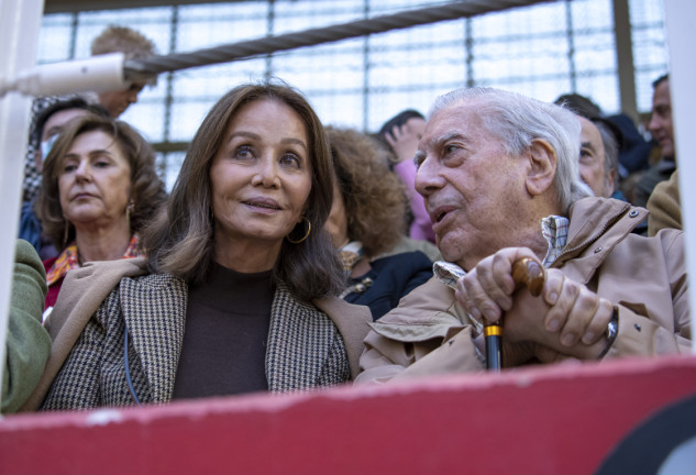 Isabel Preysler y Vargas Llosa en un evento taurino en 2022