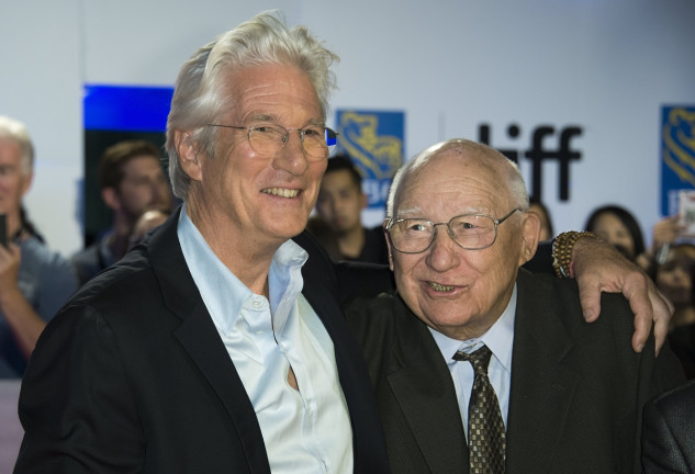 Richard Gere y su padre, Homer Gere, en 2017.