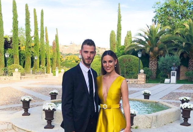 Edurne y David de Gea, en una imagen de redes sociales.