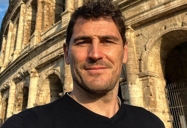 Iker Casillas en Roma.