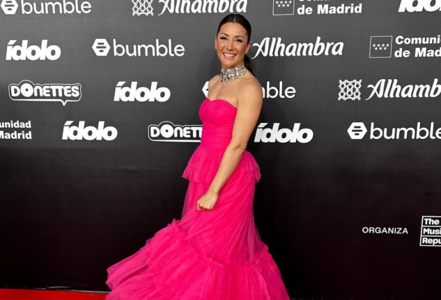 Nagore Robles, en los Premios Ídolo.