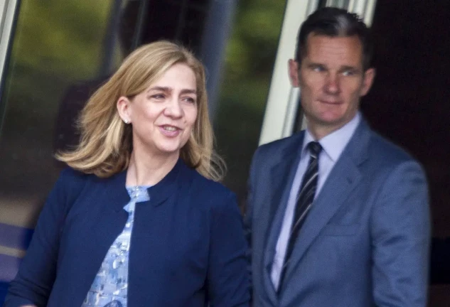 Iñaki Urdangarin y la infanta Cristina en Palma en 2016.