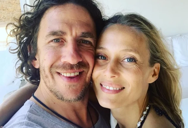 Vanesa Lorenzo y Carles Puyol, en una imagen de redes sociales.