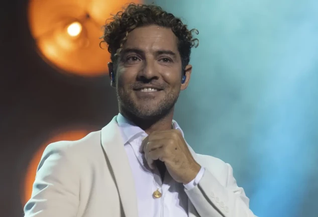 David Bisbal en concierto en una imagen de EP.