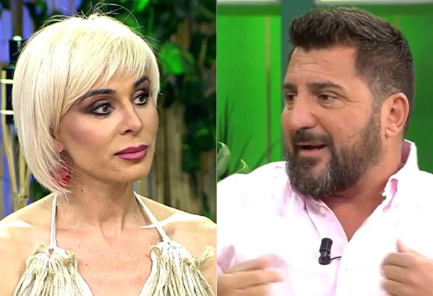 Ana María Aldón y Sergio Garrido han tenido un fuerte encontronazo en 'Fiesta' (Telecinco)