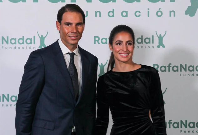 Rafa Nadal y su mujer, Mery Perelló. Foto: EP.